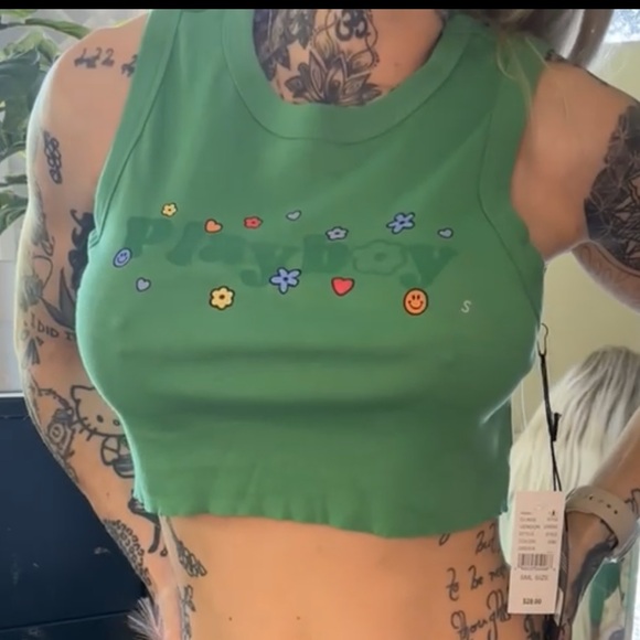 PLAYBOY BY PACSUN Crop Tank - Picture 1 of 3